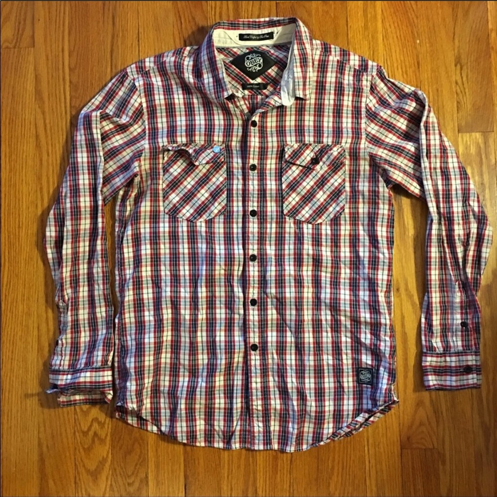 Obey button down